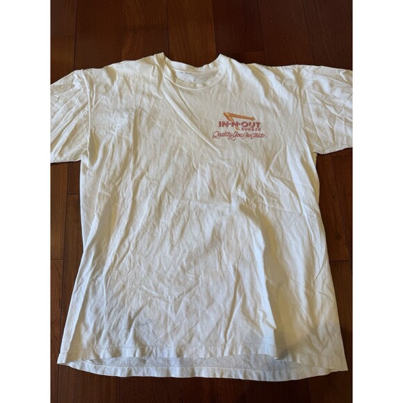 90'S IN-N-OUT BURGER Single Stitch T-Shirt Men's Large/X-Large 1993 Back Print - Picture 6 of 16